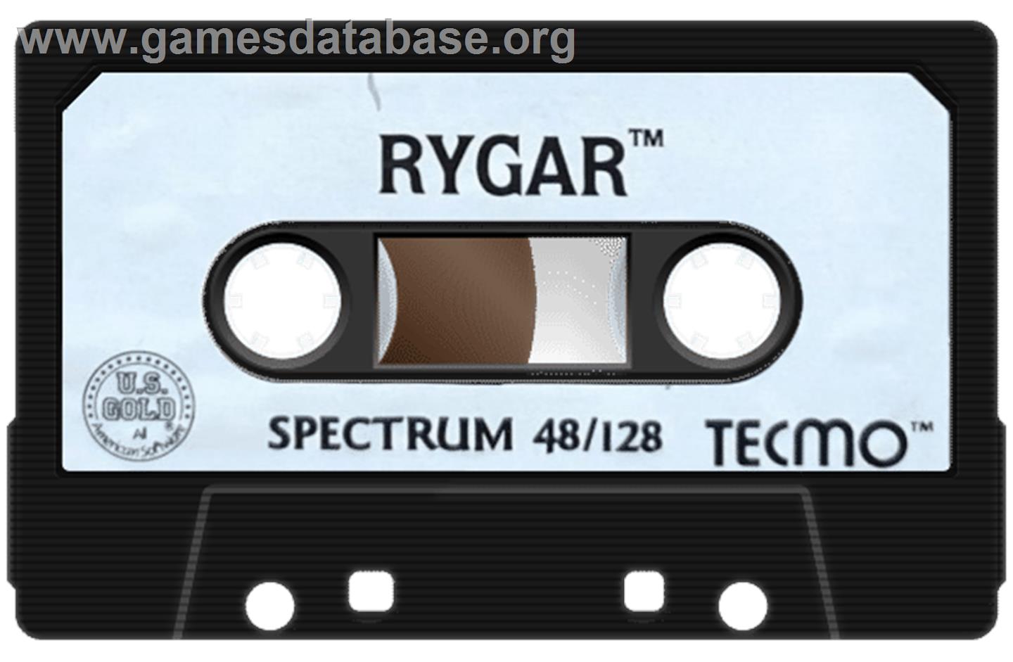 Rygar - Sinclair ZX Spectrum - Artwork - Cartridge