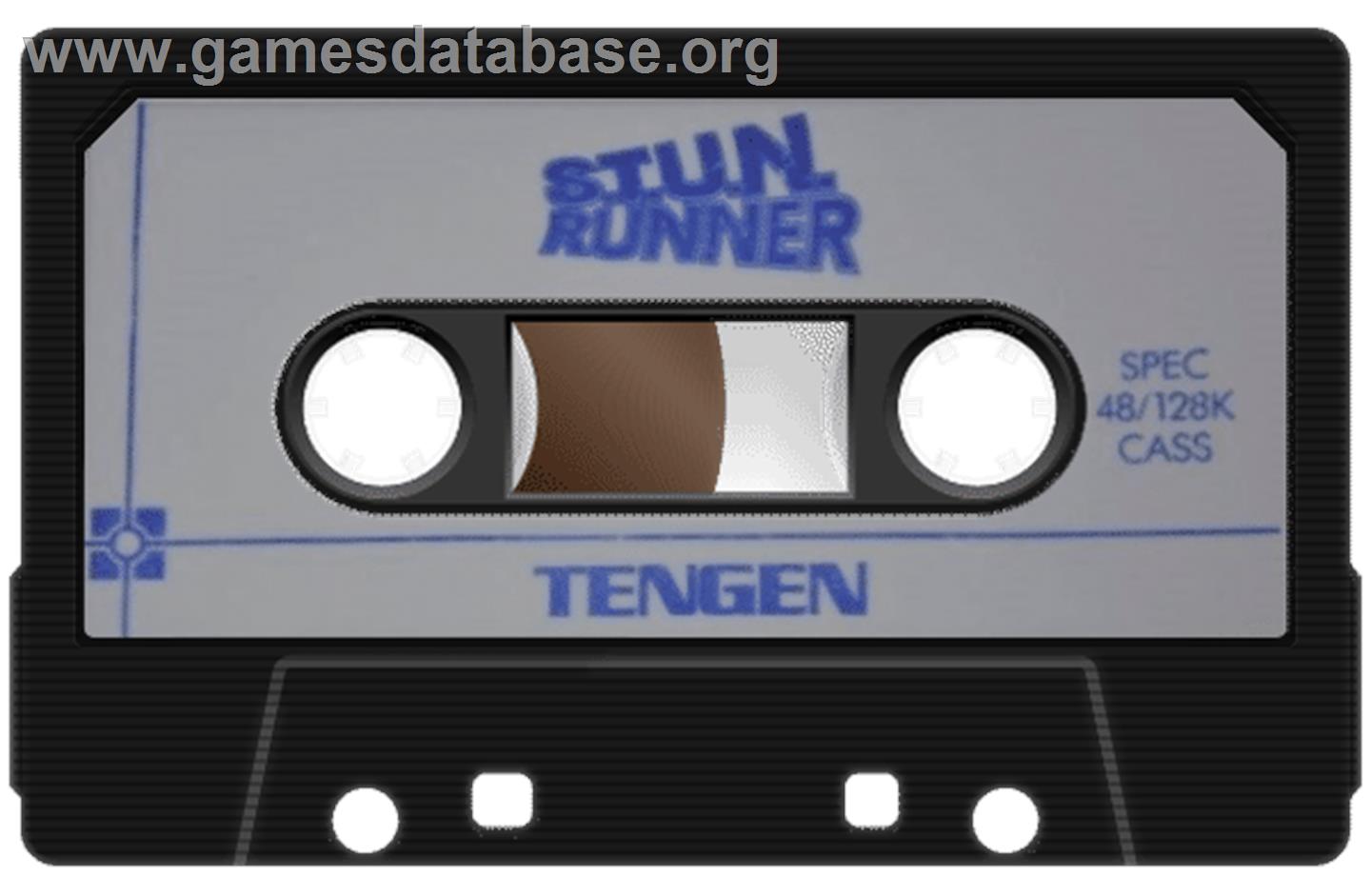 S.T.U.N. Runner - Sinclair ZX Spectrum - Artwork - Cartridge