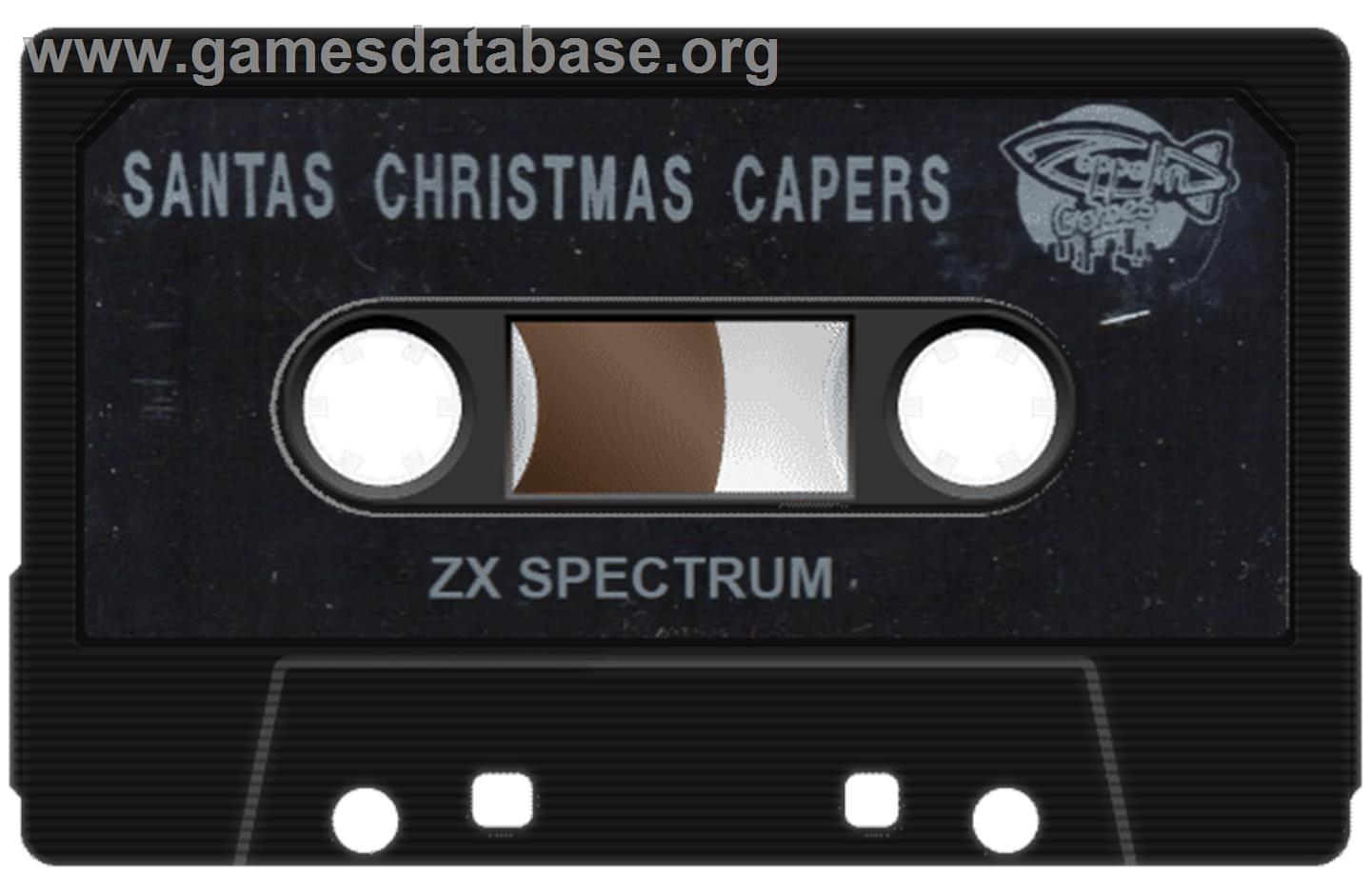Santa's Xmas Caper - Sinclair ZX Spectrum - Artwork - Cartridge