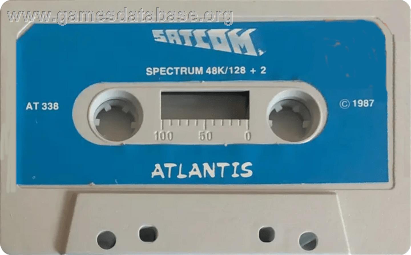 Satcom - Sinclair ZX Spectrum - Artwork - Cartridge
