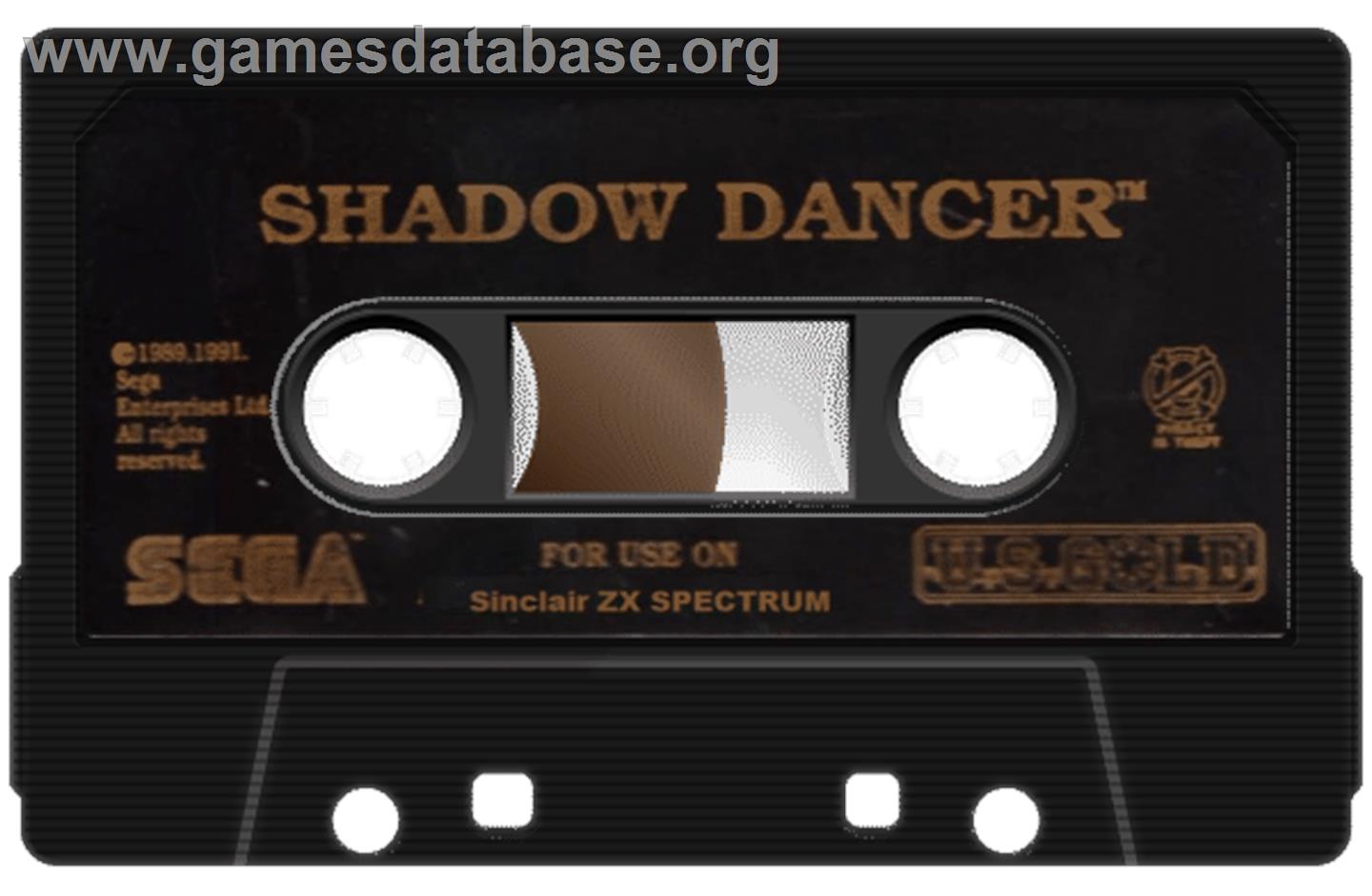 Shadow Dancer - Sinclair ZX Spectrum - Artwork - Cartridge