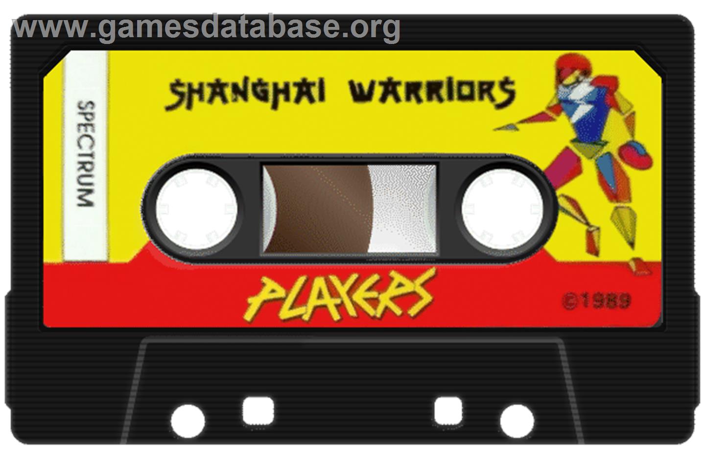 Shanghai Warriors - Sinclair ZX Spectrum - Artwork - Cartridge