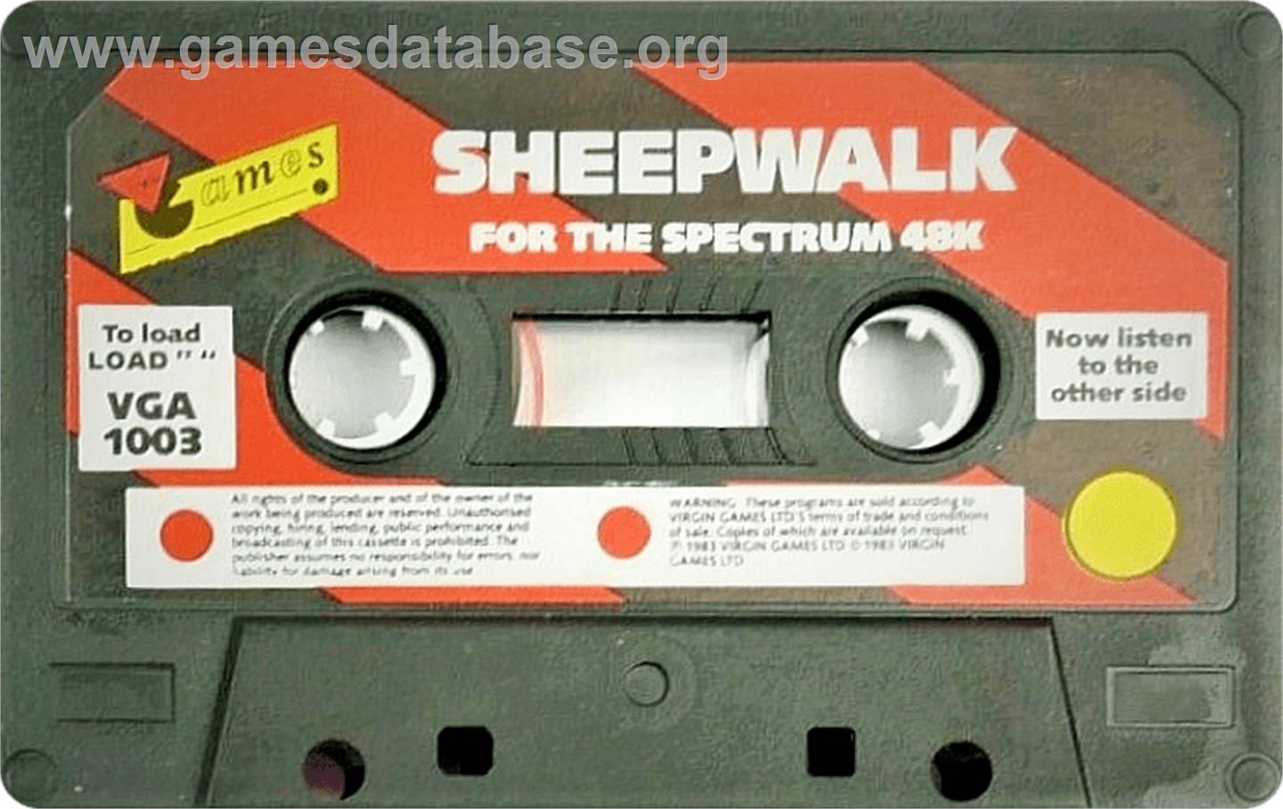 Sheepwalk - Sinclair ZX Spectrum - Artwork - Cartridge
