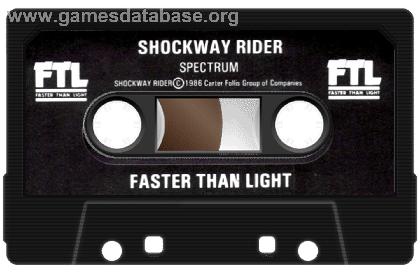 Shockway Rider - Sinclair ZX Spectrum - Artwork - Cartridge