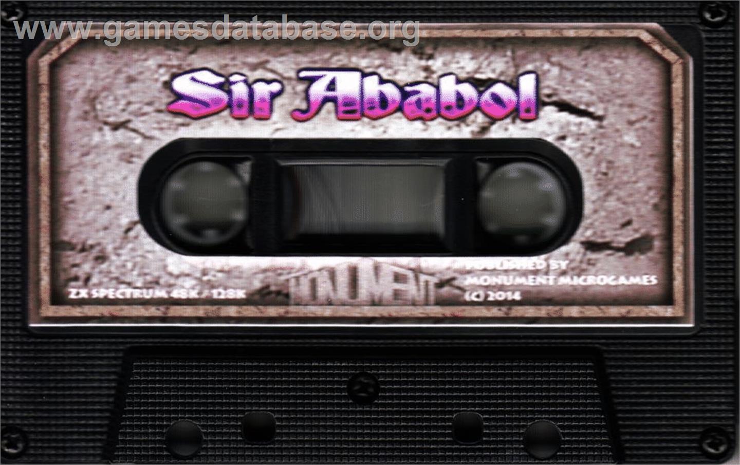 Sir Ababol - Sinclair ZX Spectrum - Artwork - Cartridge