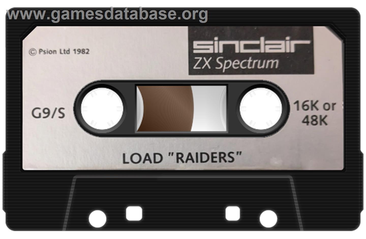 Space Raiders - Sinclair ZX Spectrum - Artwork - Cartridge