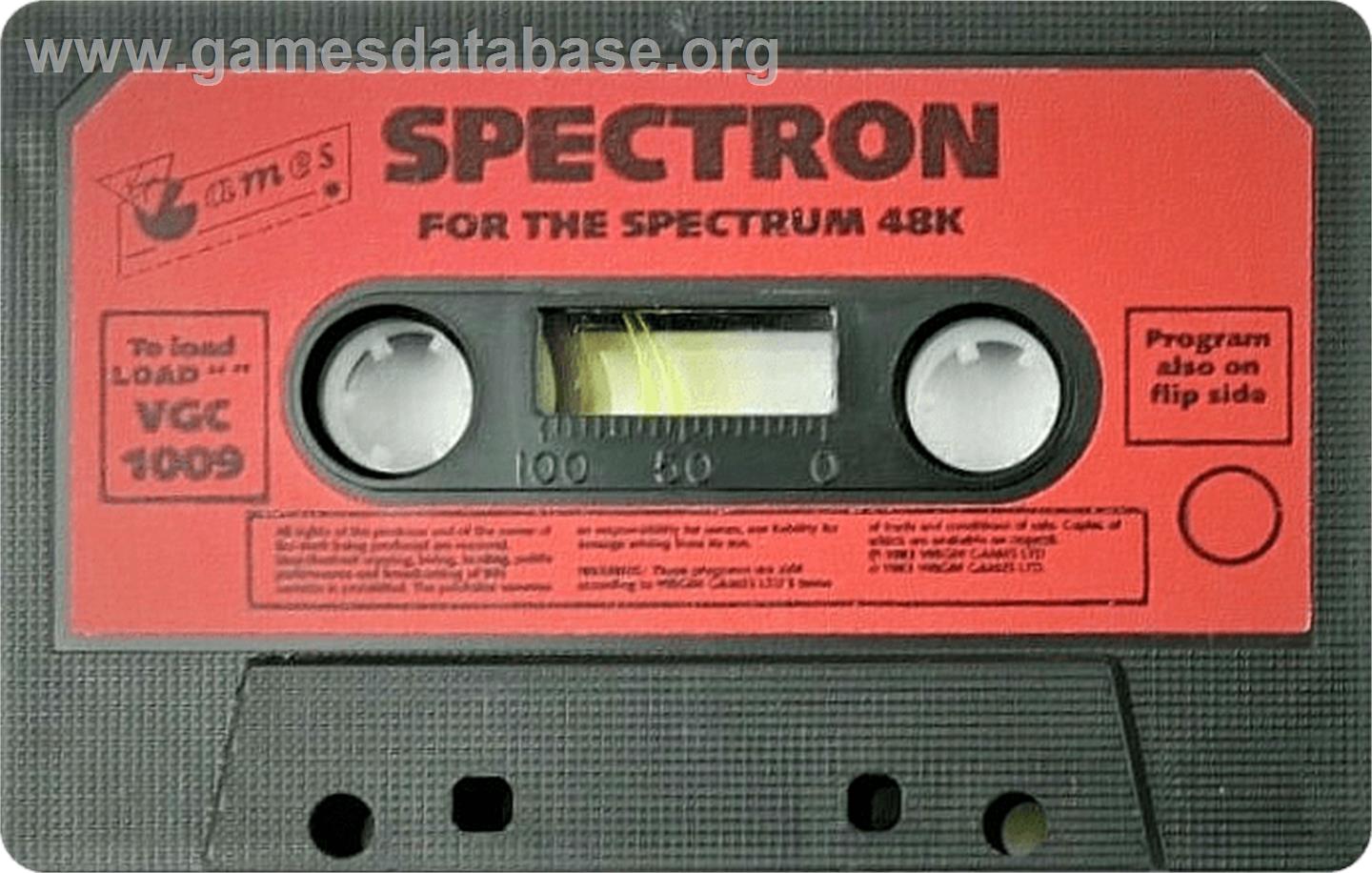 Spectron - Sinclair ZX Spectrum - Artwork - Cartridge
