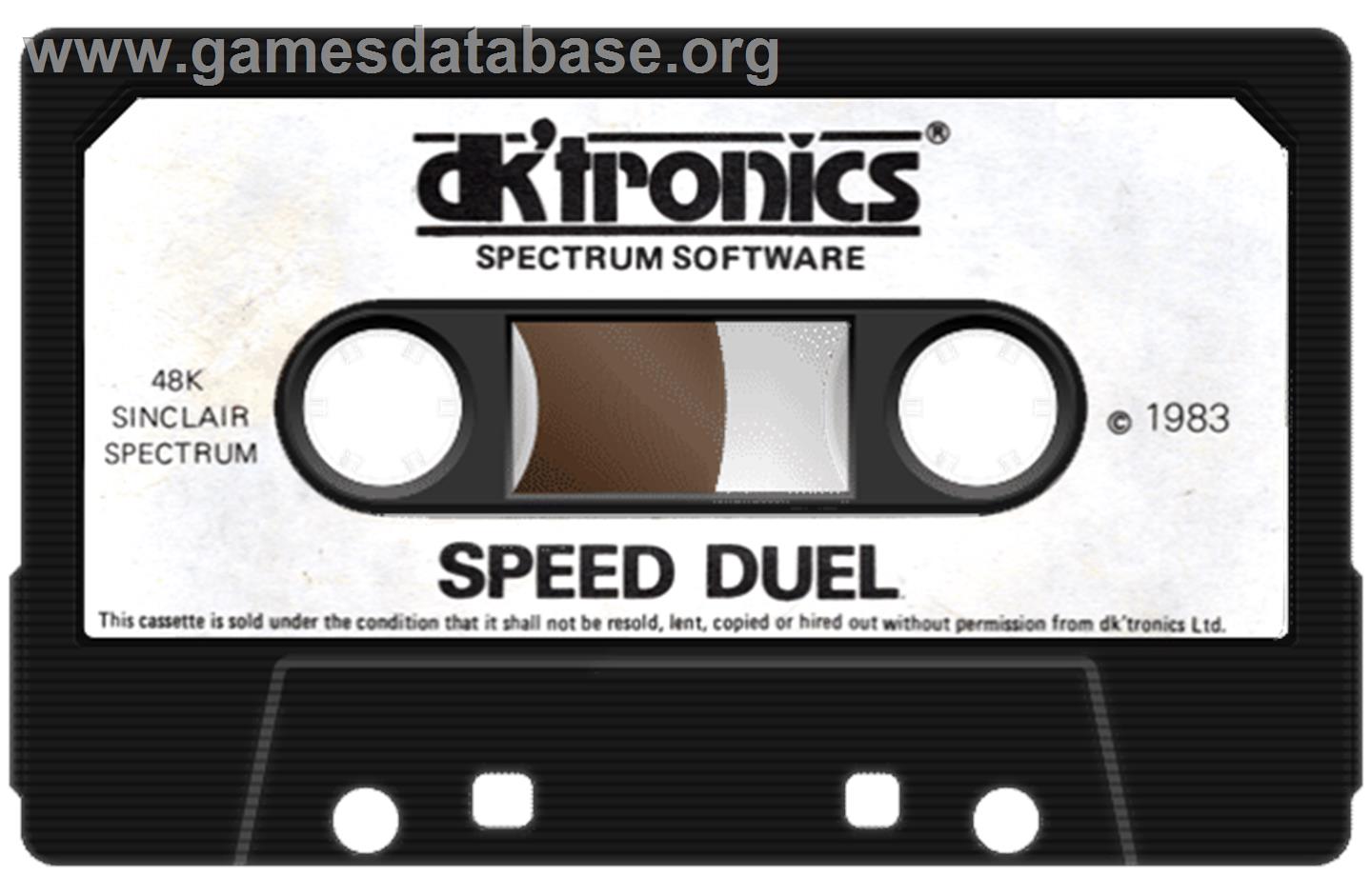 Speed Duel - Sinclair ZX Spectrum - Artwork - Cartridge