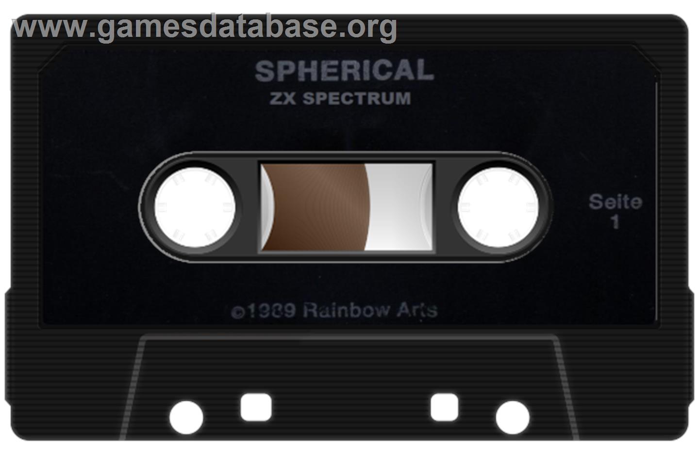 Spherical - Sinclair ZX Spectrum - Artwork - Cartridge