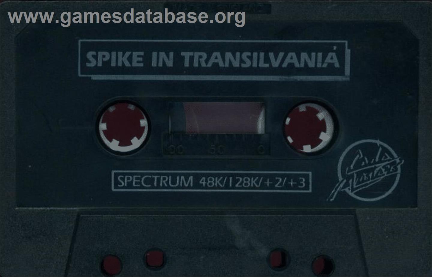 Spike in Transilvania - Sinclair ZX Spectrum - Artwork - Cartridge
