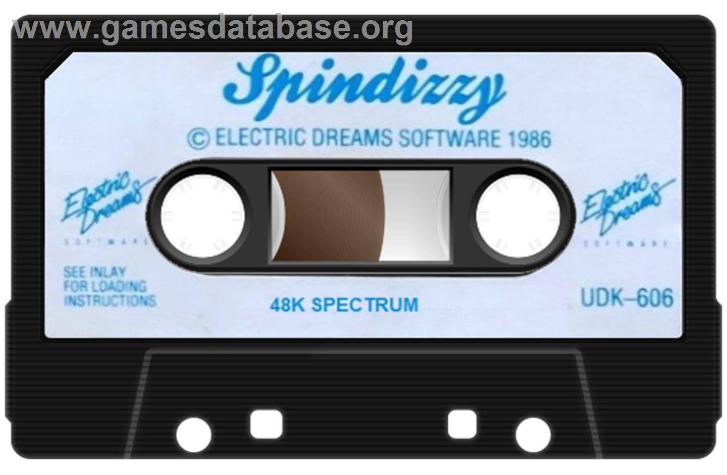 Spindizzy - Sinclair ZX Spectrum - Artwork - Cartridge