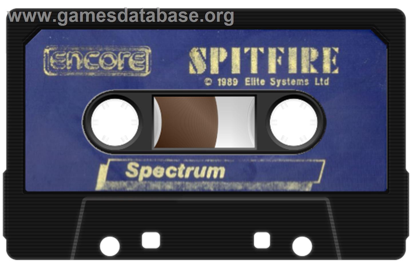 Spitfire - Sinclair ZX Spectrum - Artwork - Cartridge