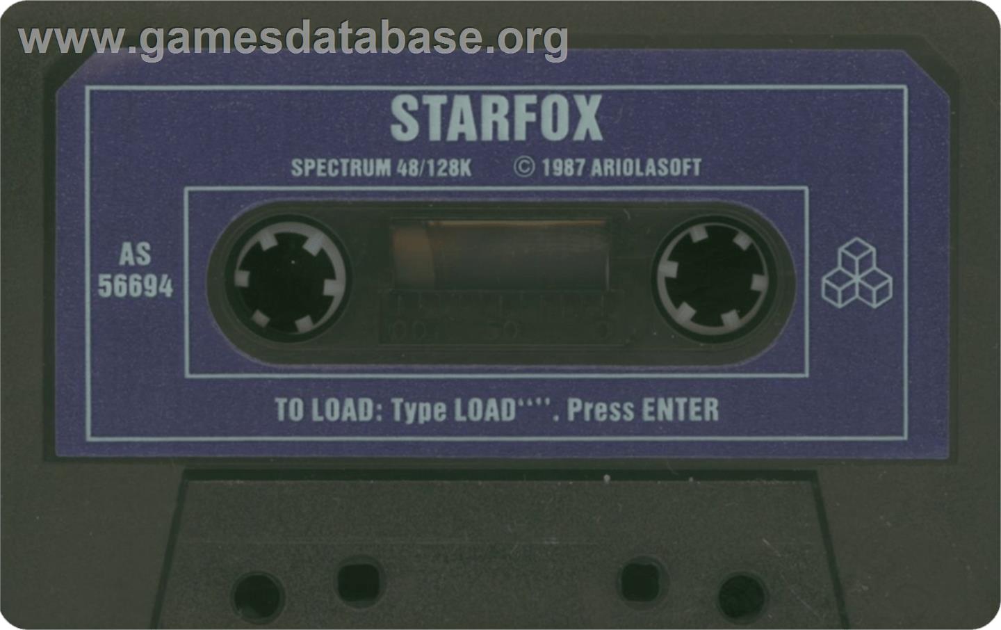 Starfox (Cybexlab) - Sinclair ZX Spectrum - Artwork - Cartridge
