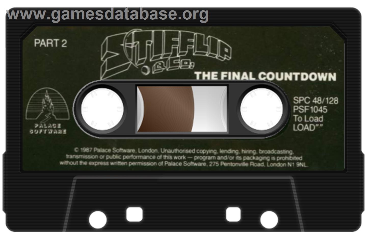 Stifflip & Co. - Sinclair ZX Spectrum - Artwork - Cartridge
