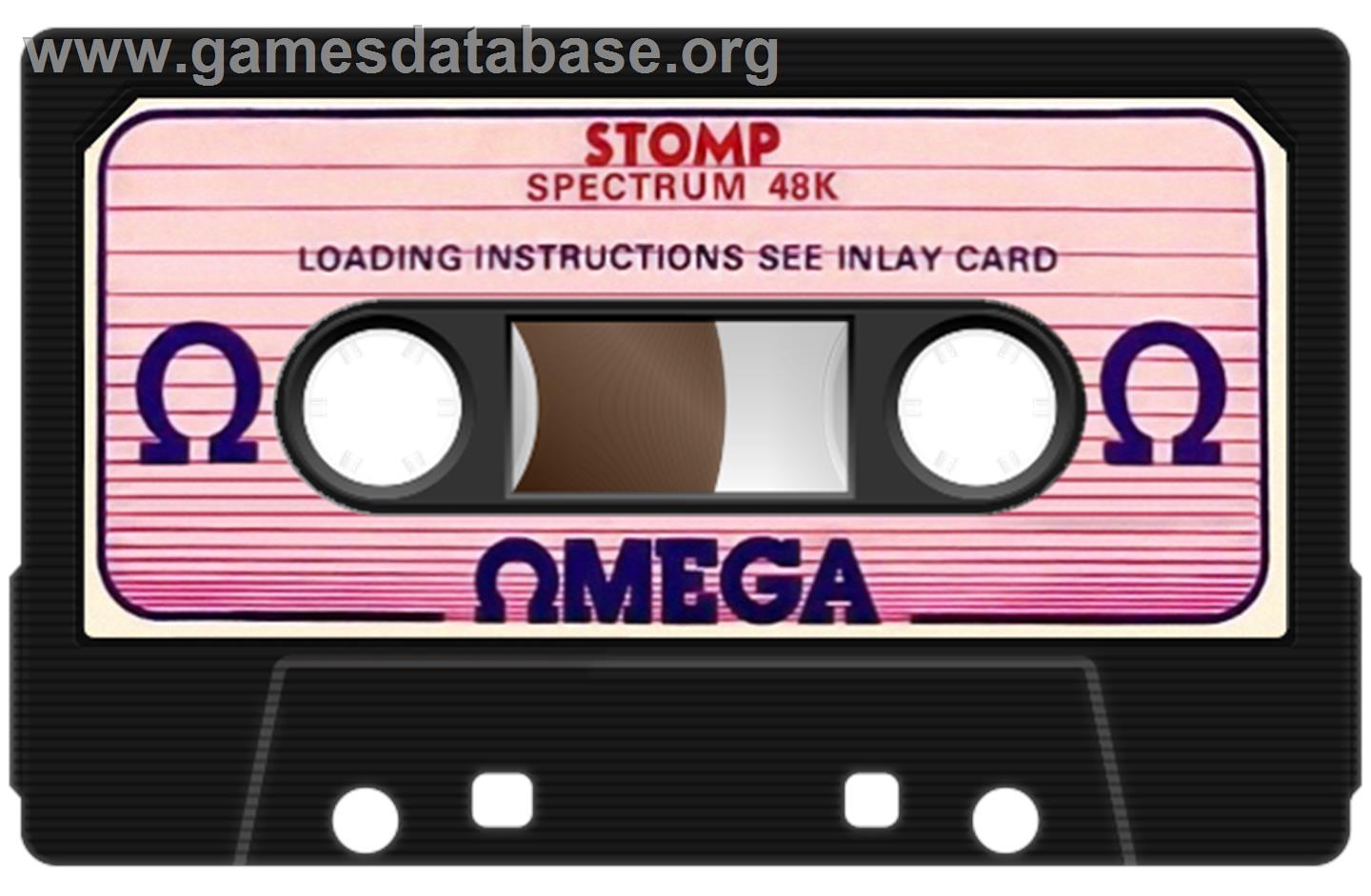 Stomp (dk'tronics) - Sinclair ZX Spectrum - Artwork - Cartridge
