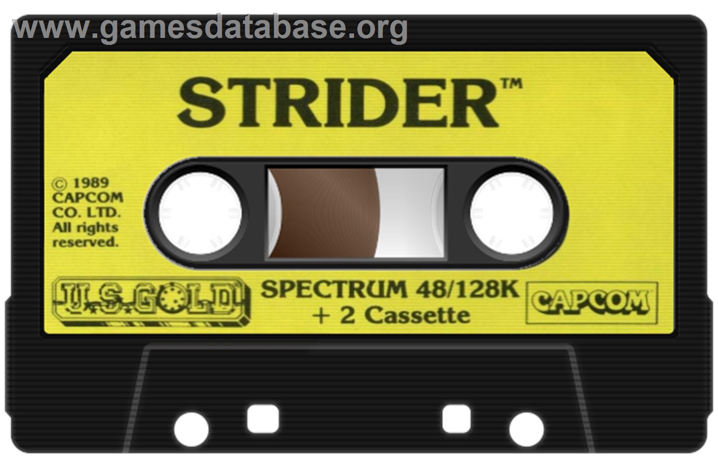 Strider 2 - Sinclair ZX Spectrum - Artwork - Cartridge