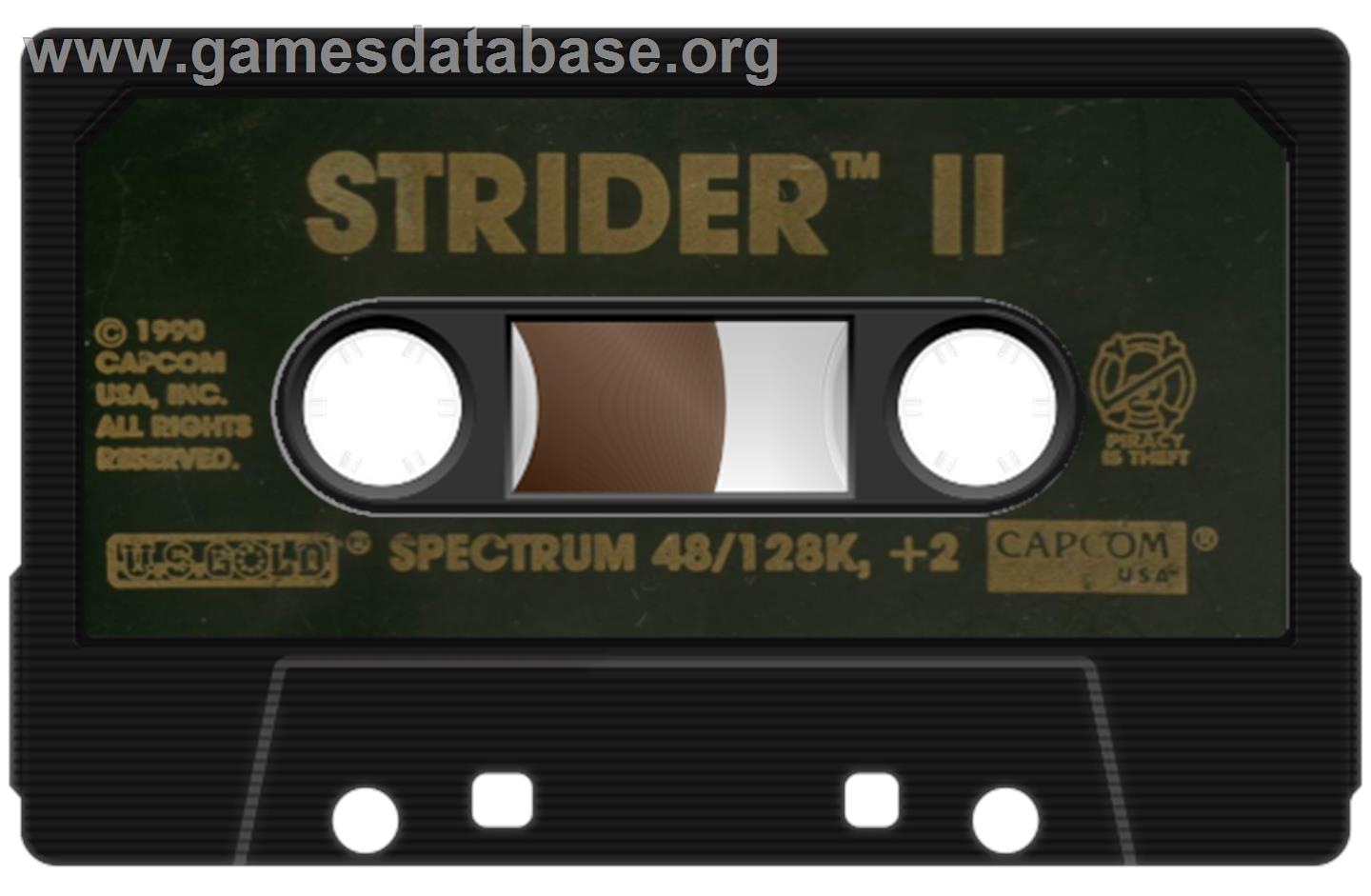 Strider 2 - Sinclair ZX Spectrum - Artwork - Cartridge