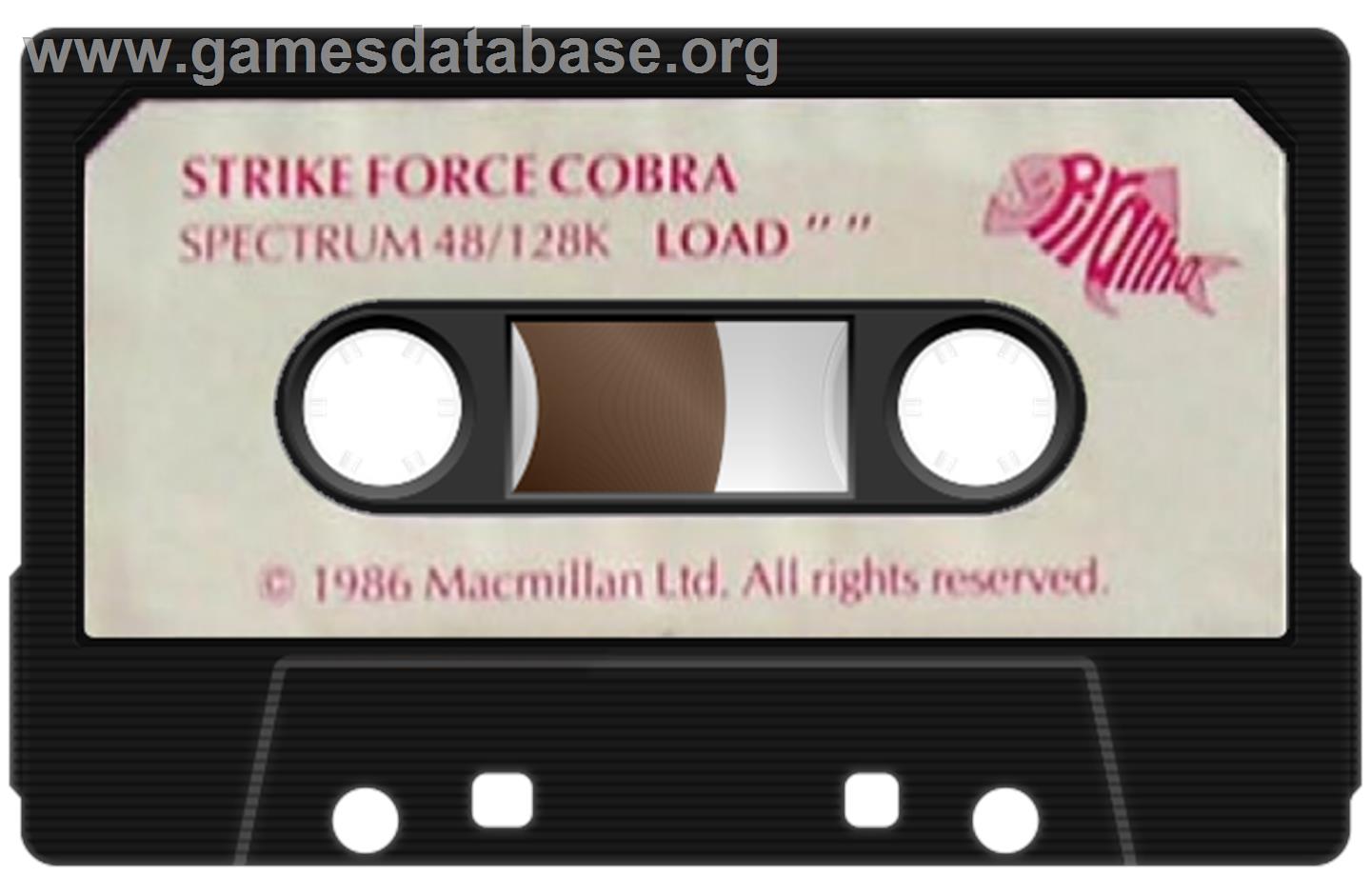 Strike Force Cobra - Sinclair ZX Spectrum - Artwork - Cartridge