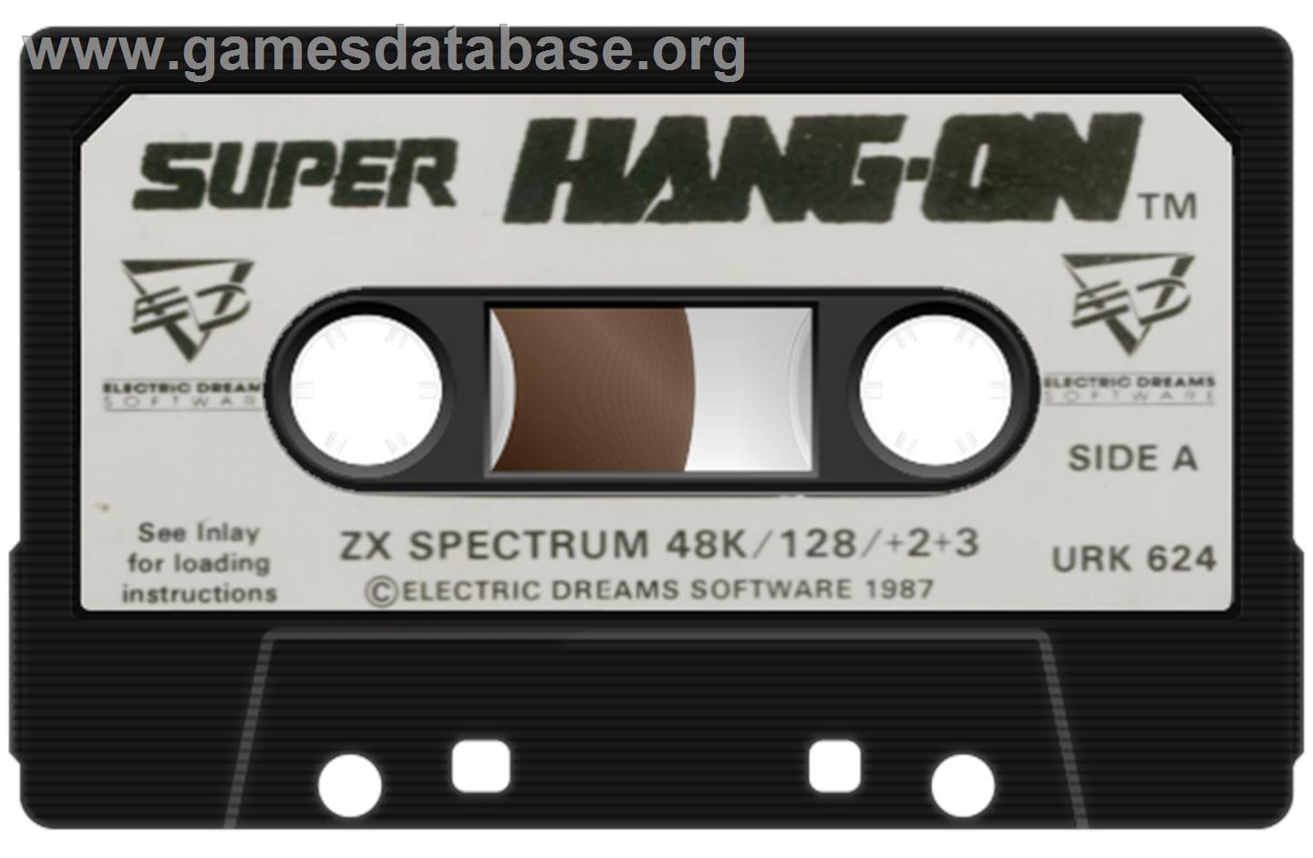 Super Hang-on - Sinclair ZX Spectrum - Artwork - Cartridge