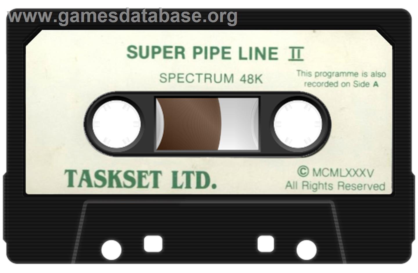 Super Pipeline II - Sinclair ZX Spectrum - Artwork - Cartridge
