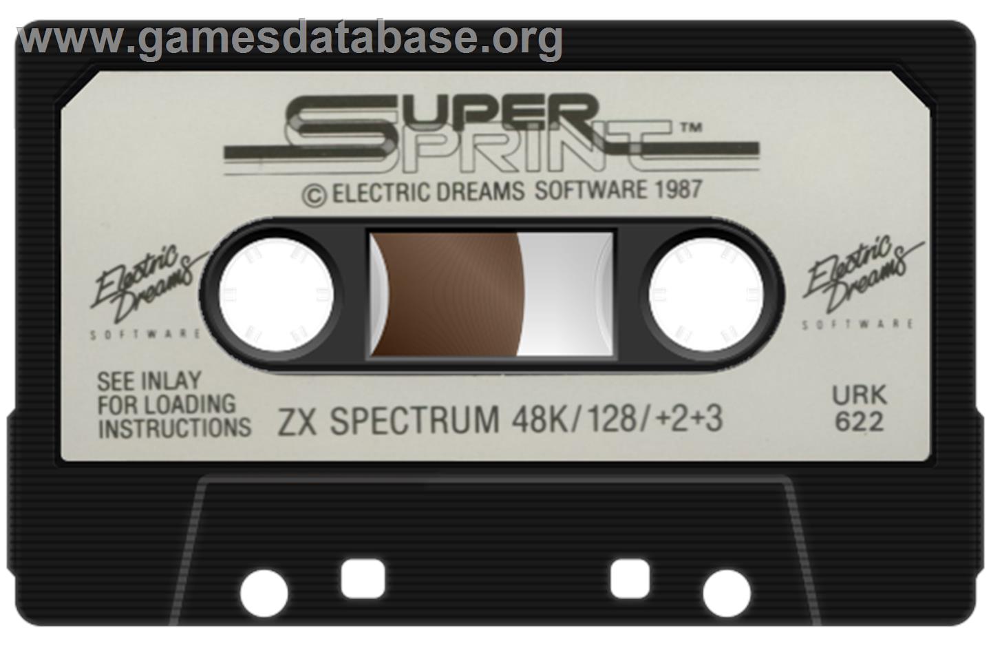 Super Sprint - Sinclair ZX Spectrum - Artwork - Cartridge