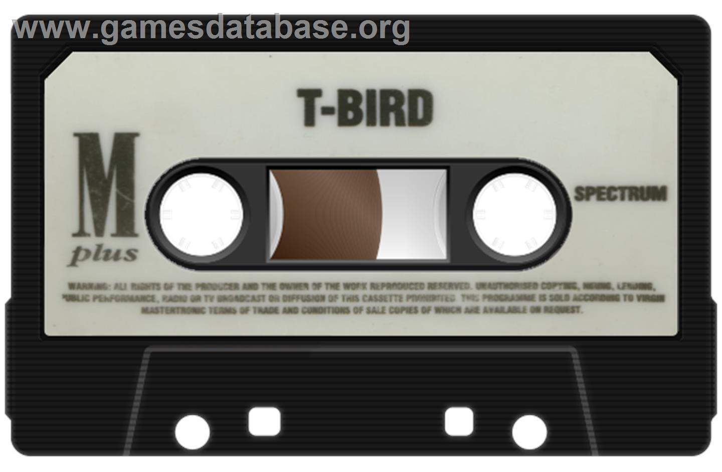 T-Bird - Sinclair ZX Spectrum - Artwork - Cartridge