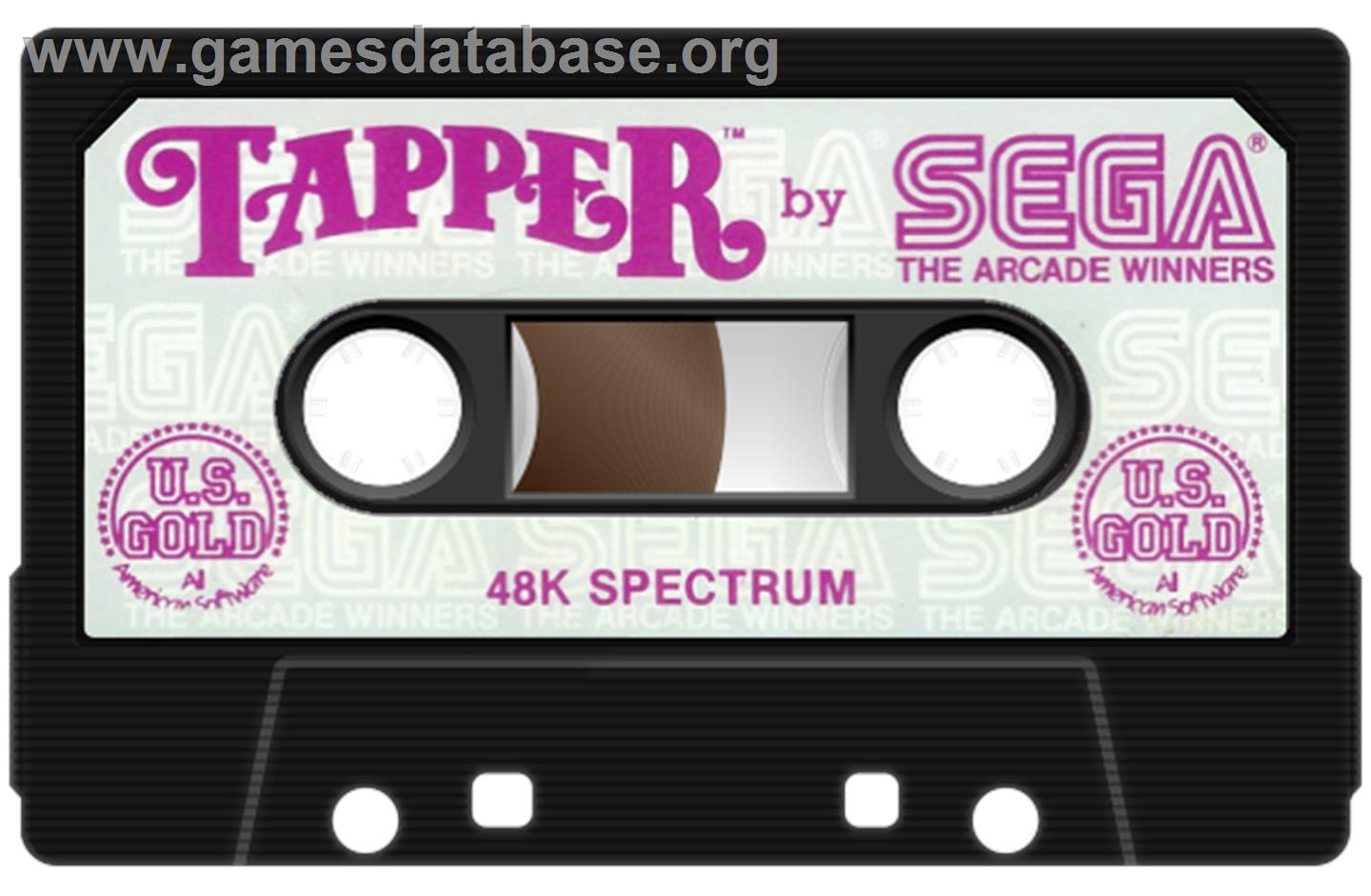 Tapper - Sinclair ZX Spectrum - Artwork - Cartridge