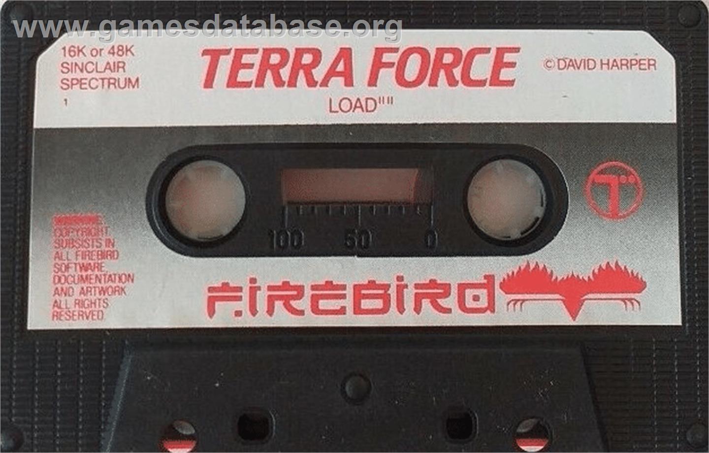 Terra Force - Sinclair ZX Spectrum - Artwork - Cartridge