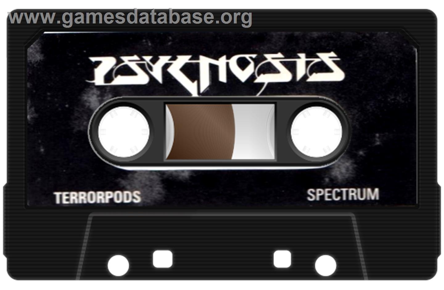 Terrorpods - Sinclair ZX Spectrum - Artwork - Cartridge