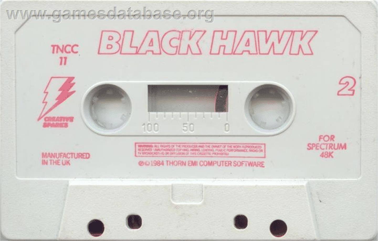 The Black Hole - Sinclair ZX Spectrum - Artwork - Cartridge