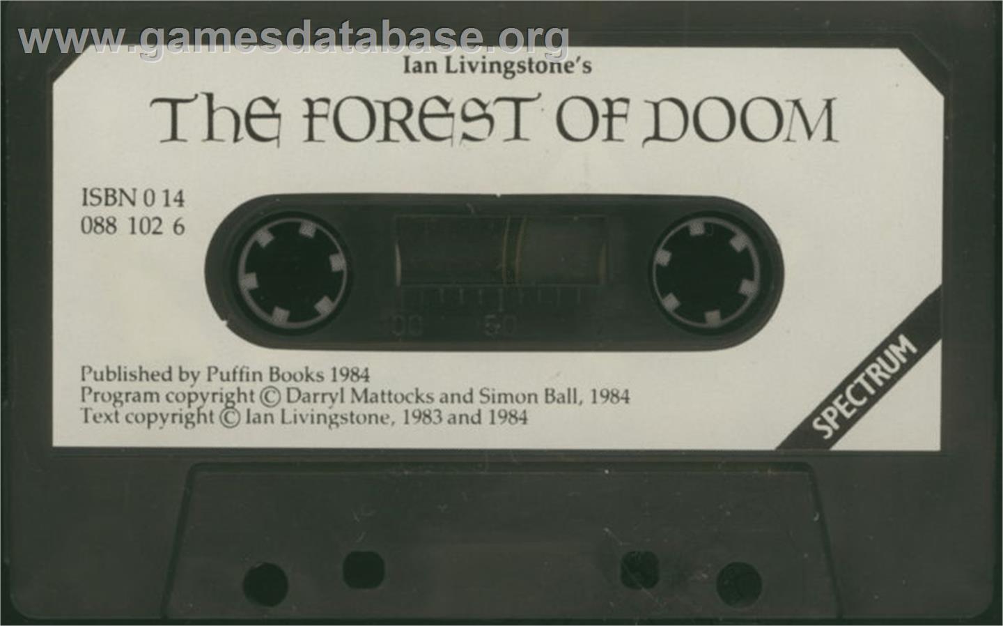 The Forest of Doom - Sinclair ZX Spectrum - Artwork - Cartridge
