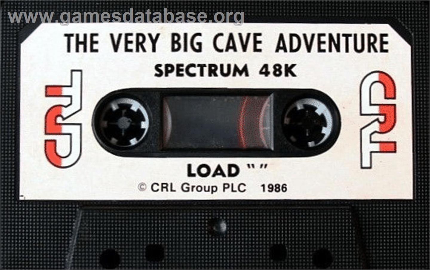 The Very Big Cave Adventure - Sinclair ZX Spectrum - Artwork - Cartridge