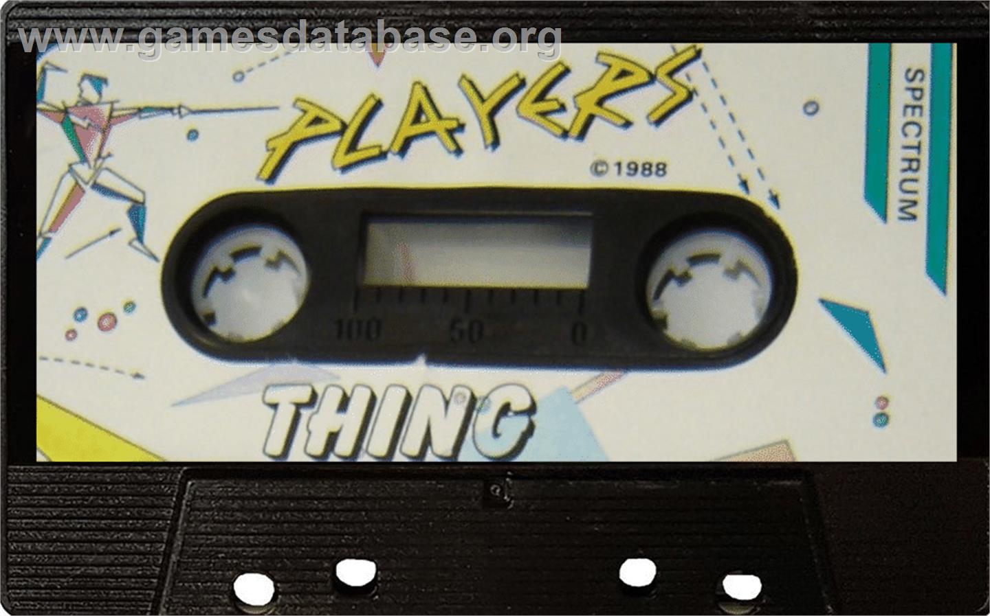 Thing! - Sinclair ZX Spectrum - Artwork - Cartridge