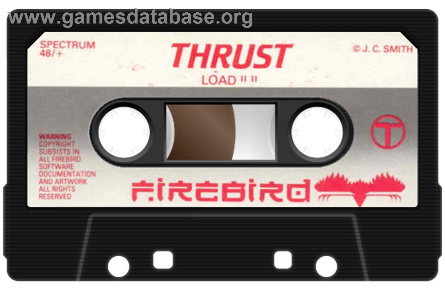 Thrust - Sinclair ZX Spectrum - Artwork - Cartridge