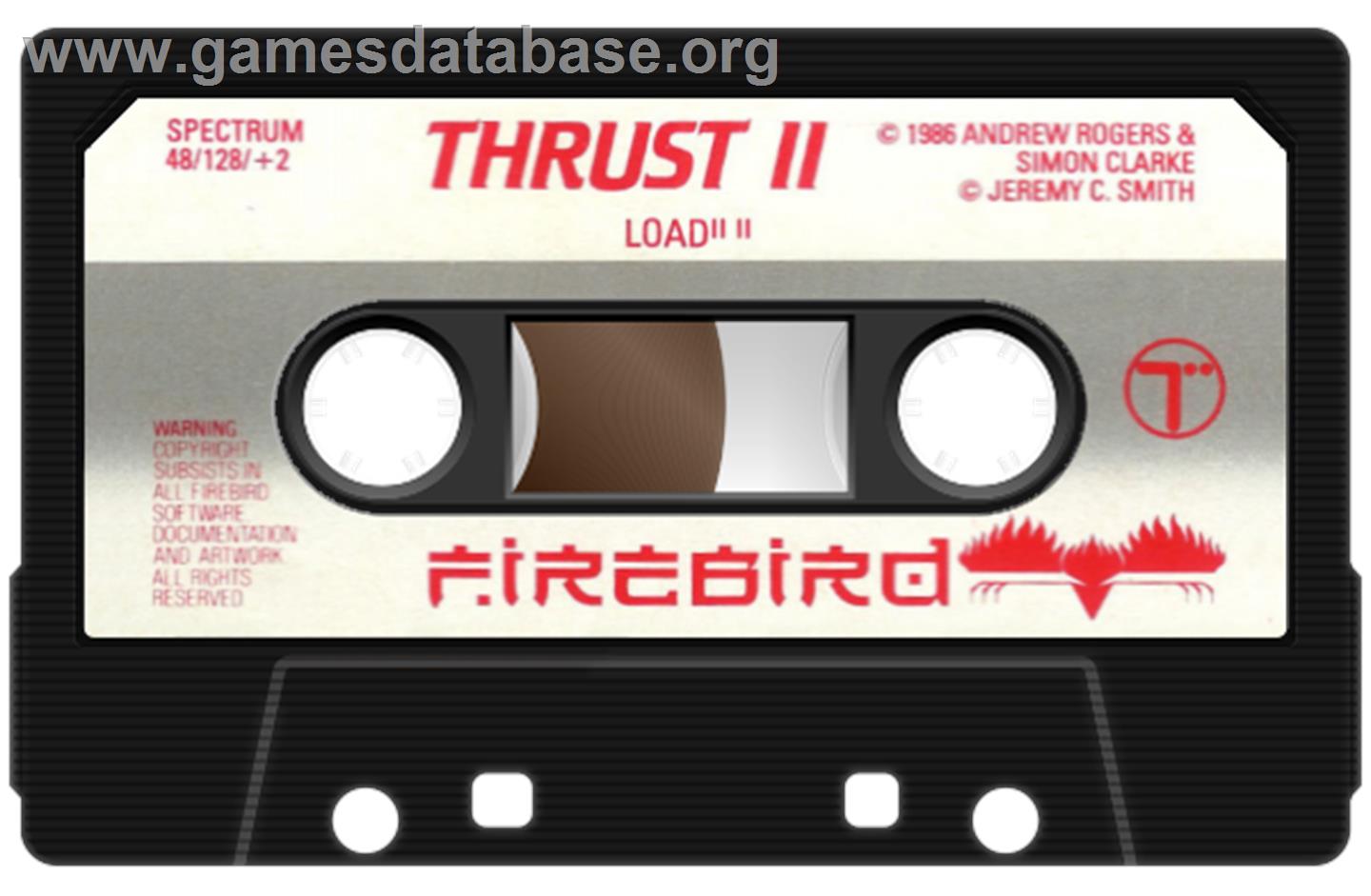 Thrust 2 - Sinclair ZX Spectrum - Artwork - Cartridge