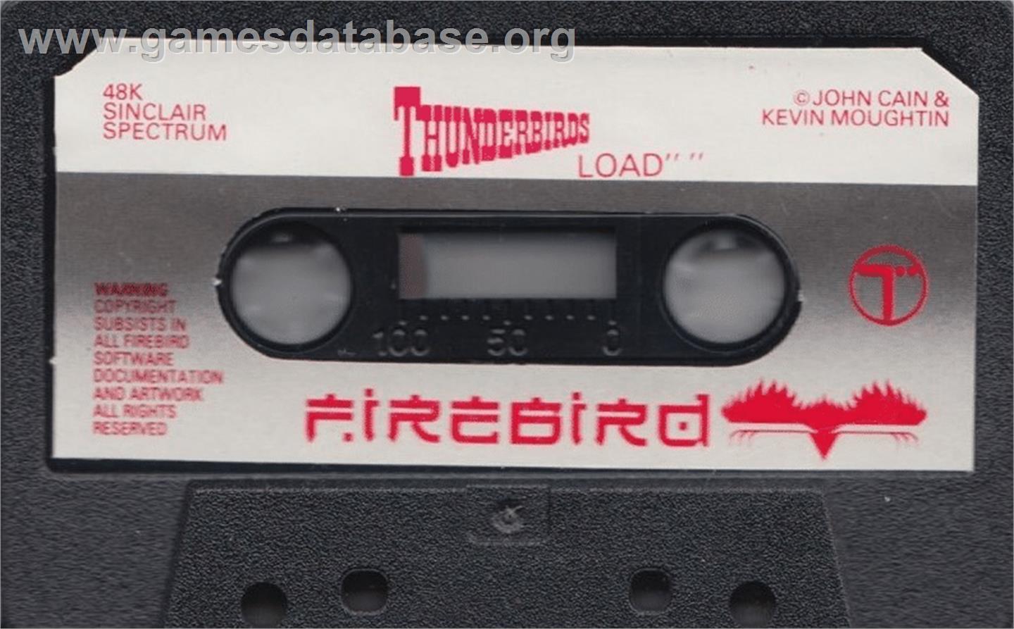 Thunderbirds - Sinclair ZX Spectrum - Artwork - Cartridge