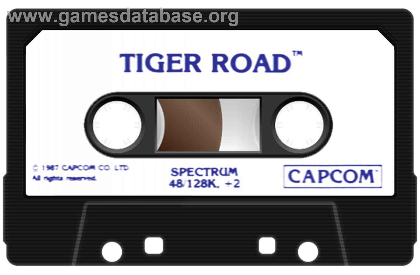 Tiger Road - Sinclair ZX Spectrum - Artwork - Cartridge