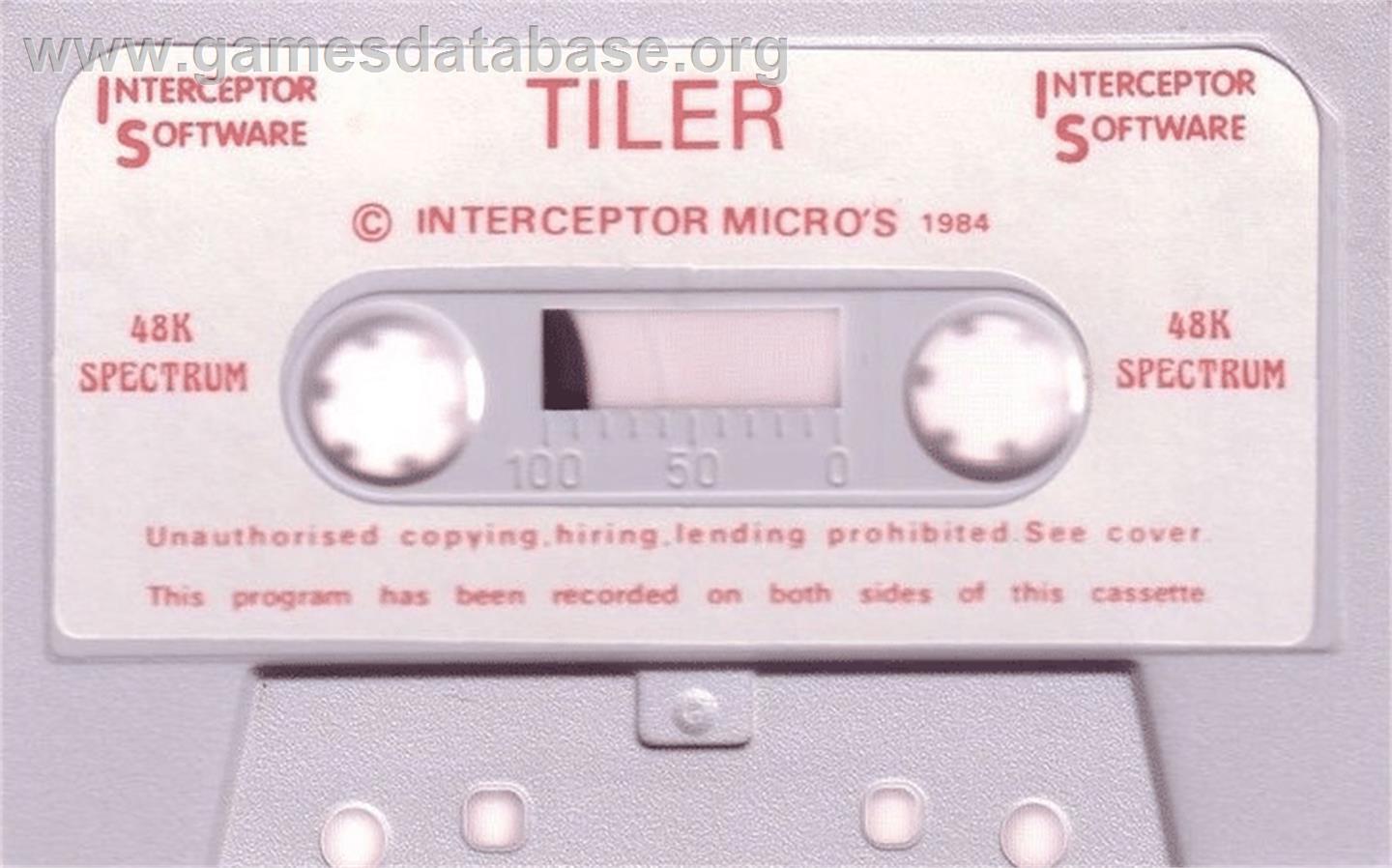Tiler - Sinclair ZX Spectrum - Artwork - Cartridge