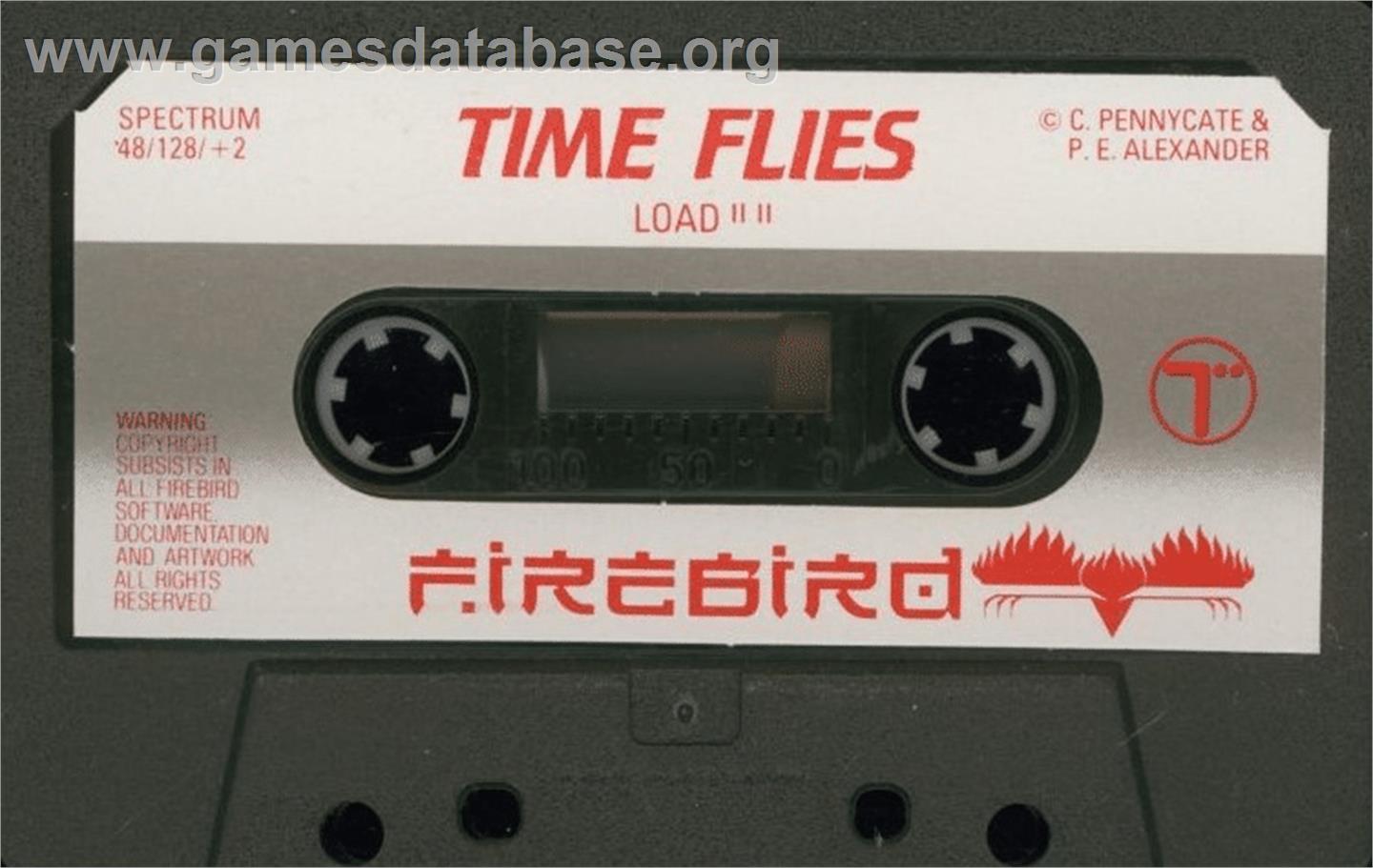 Time Flies - Sinclair ZX Spectrum - Artwork - Cartridge