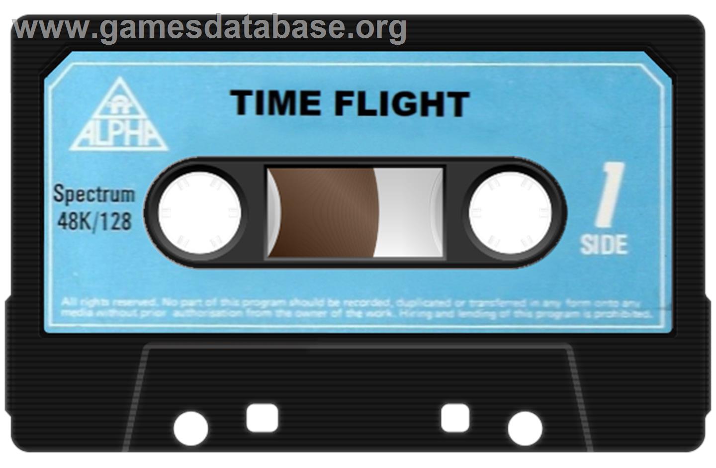 Time Flight - Sinclair ZX Spectrum - Artwork - Cartridge