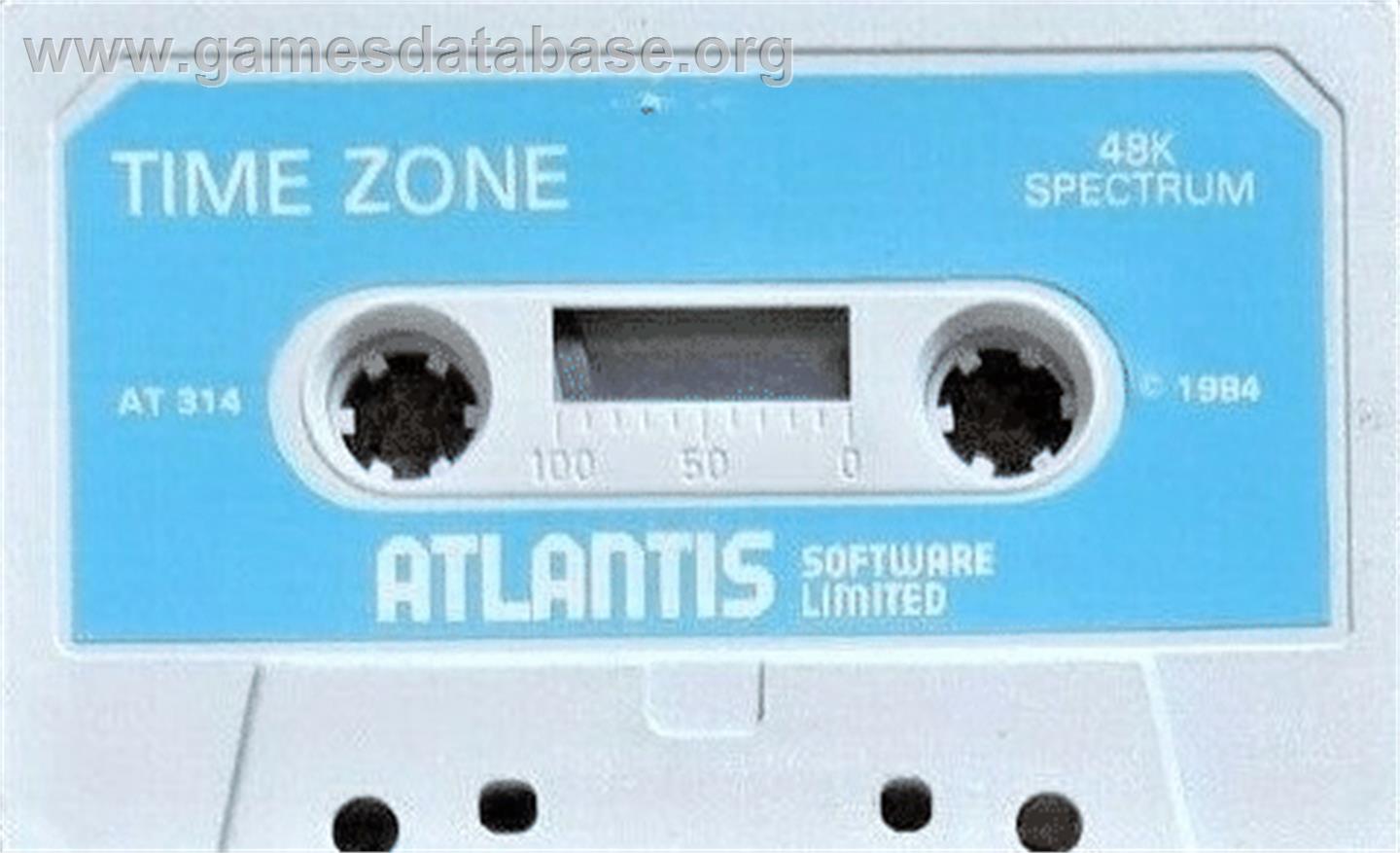 Timezone - Sinclair ZX Spectrum - Artwork - Cartridge