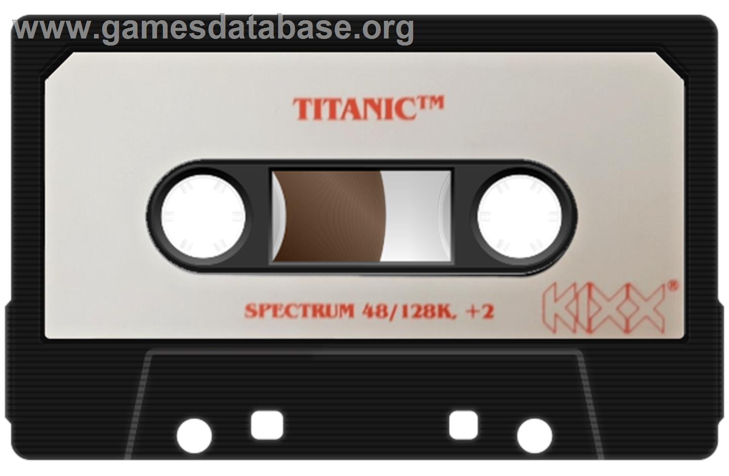Titanic - Sinclair ZX Spectrum - Artwork - Cartridge