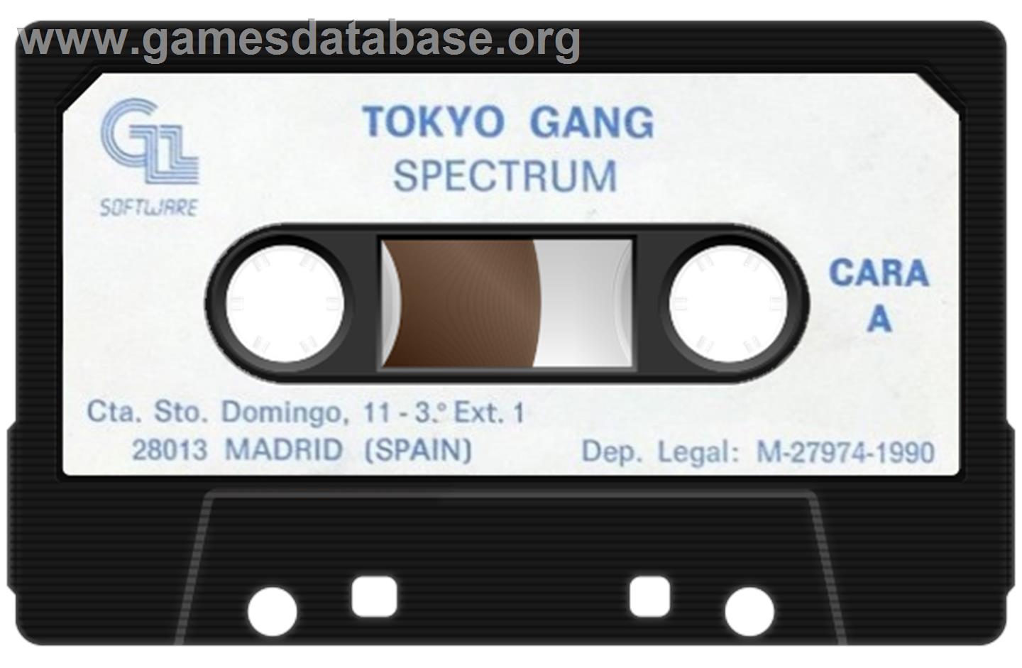 Tokyo Gang - Sinclair ZX Spectrum - Artwork - Cartridge