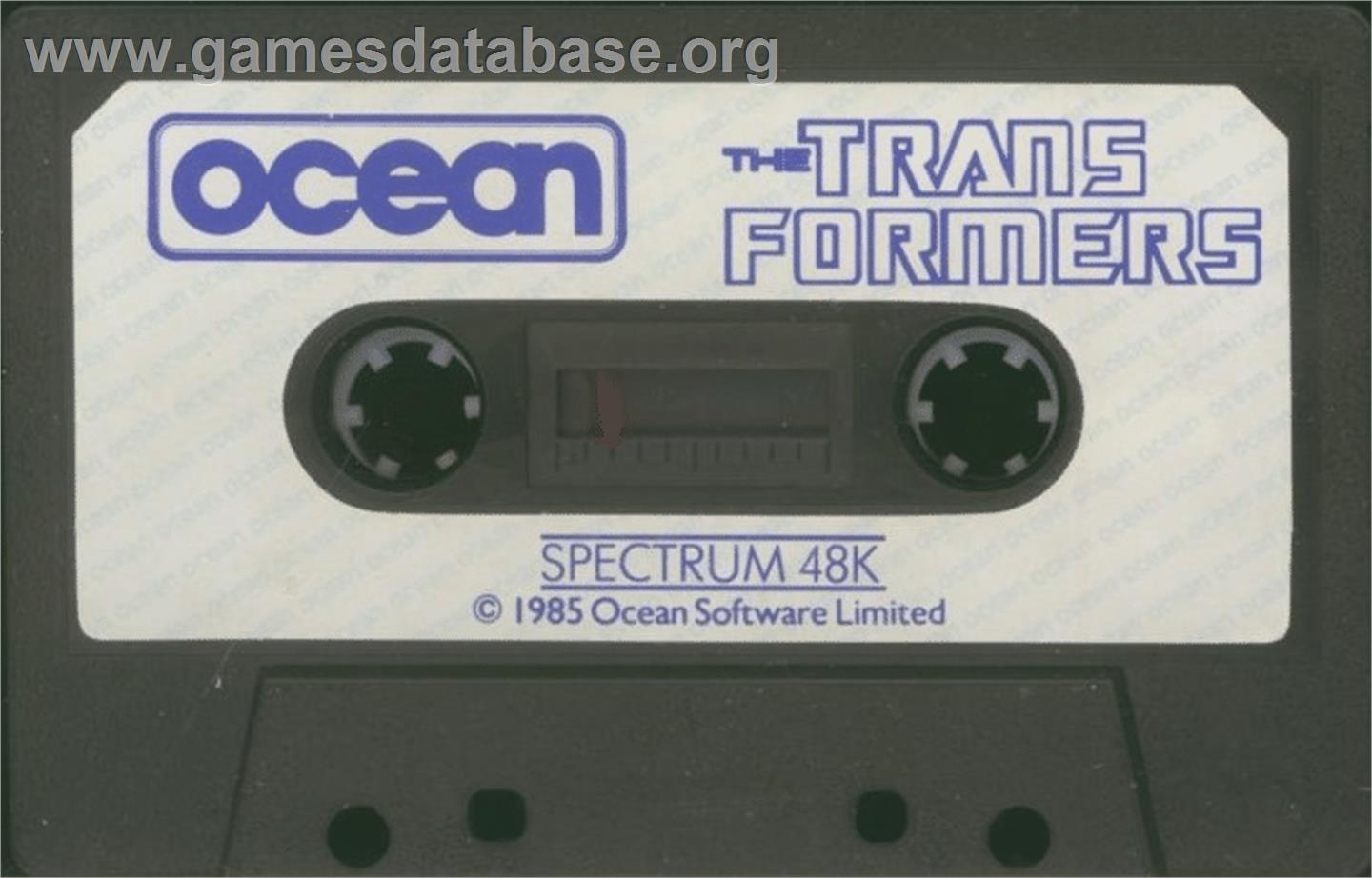 Transformers - Sinclair ZX Spectrum - Artwork - Cartridge