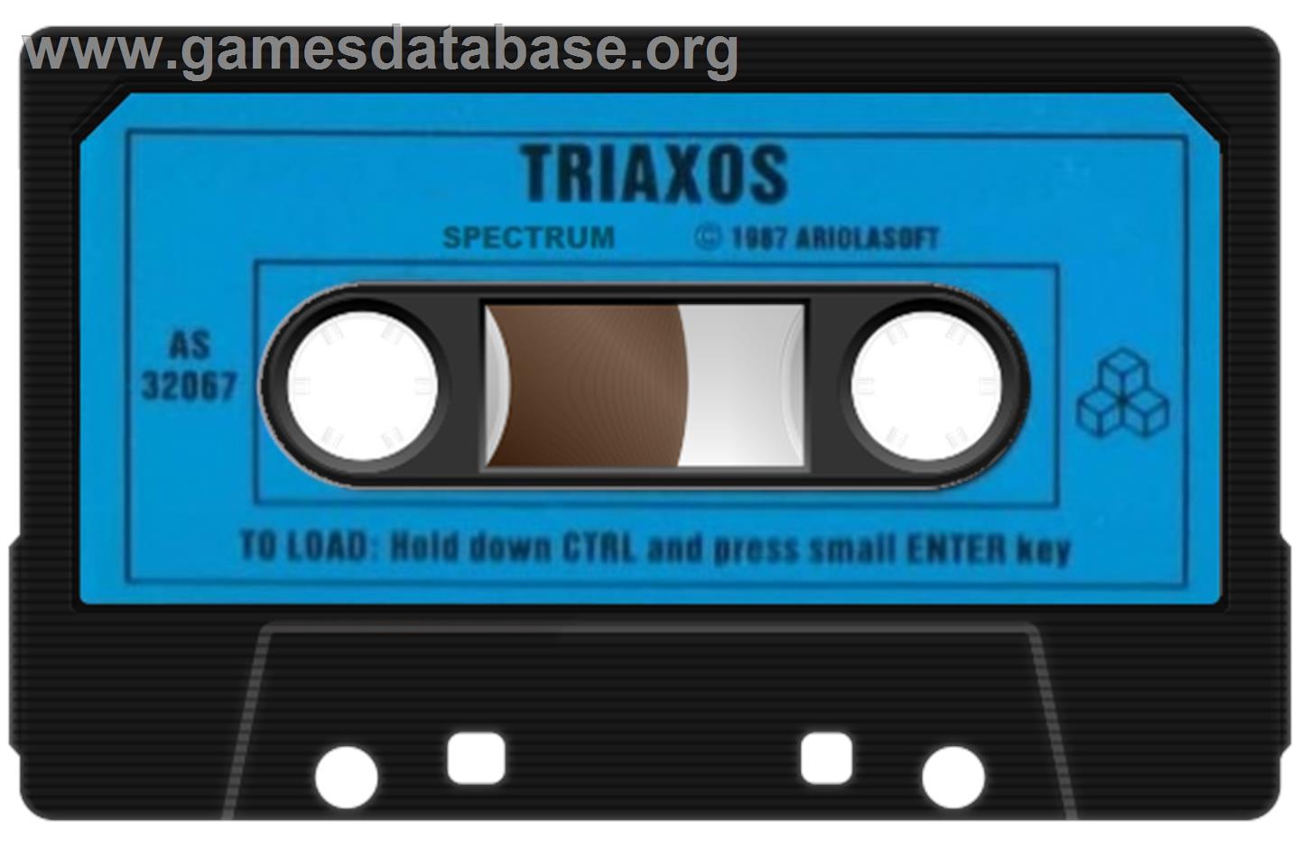 Triaxos - Sinclair ZX Spectrum - Artwork - Cartridge