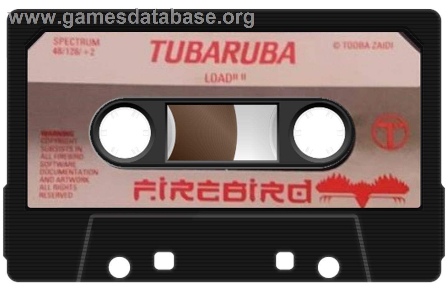 Tubaruba - Sinclair ZX Spectrum - Artwork - Cartridge