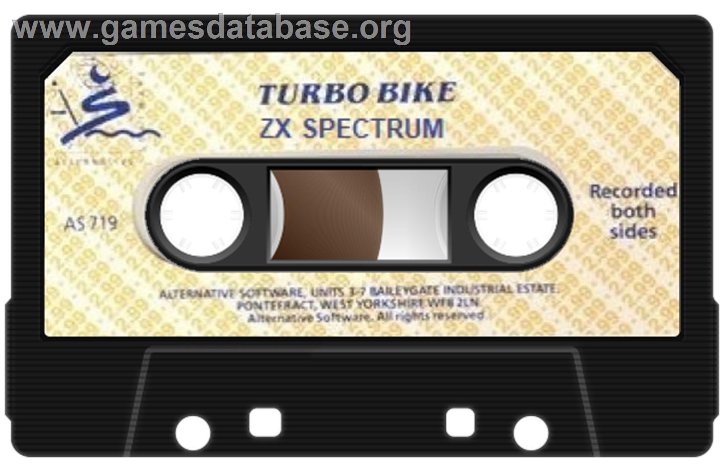 Turbo Girl - Sinclair ZX Spectrum - Artwork - Cartridge