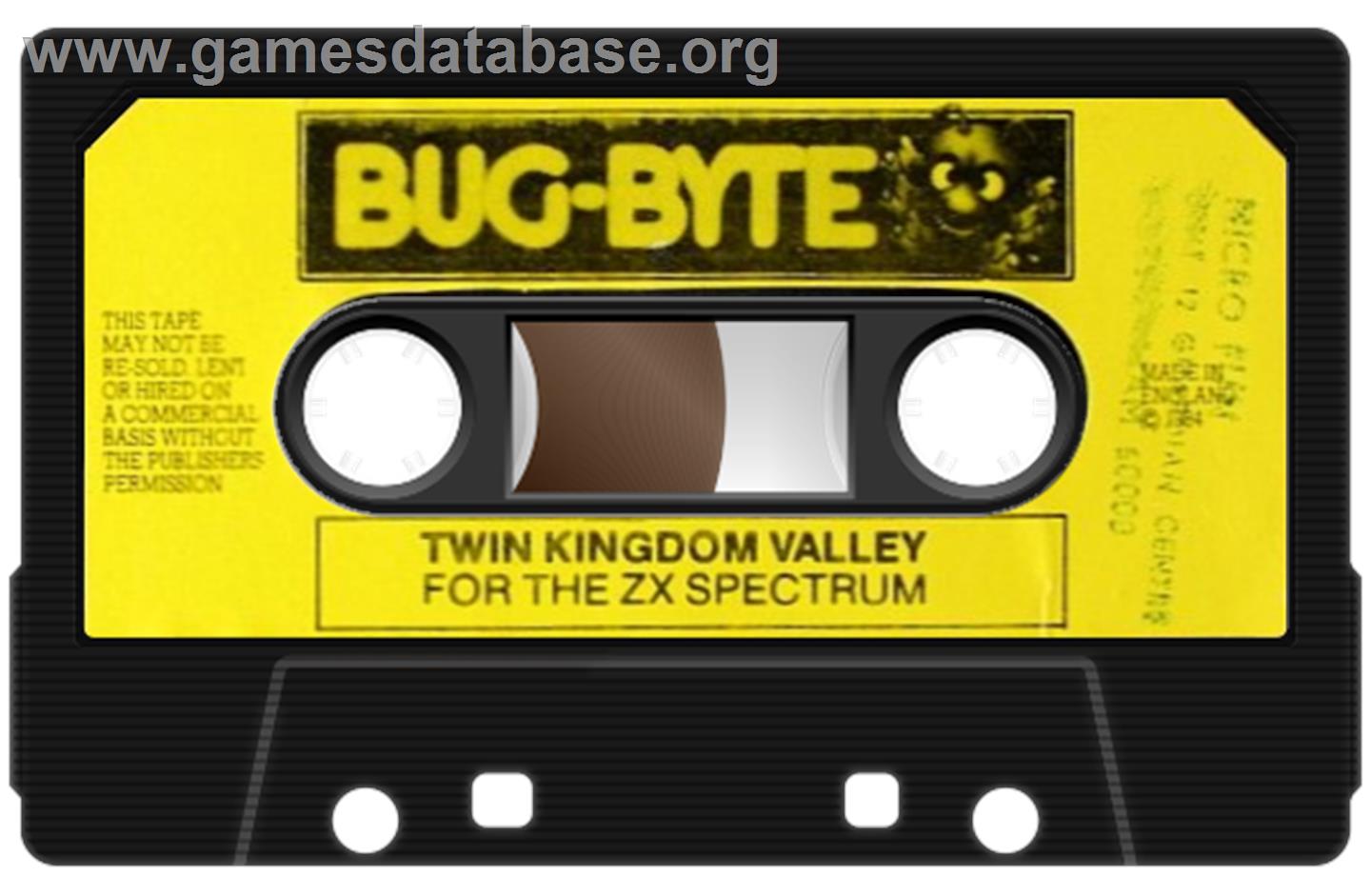 Twin Kingdom Valley - Sinclair ZX Spectrum - Artwork - Cartridge
