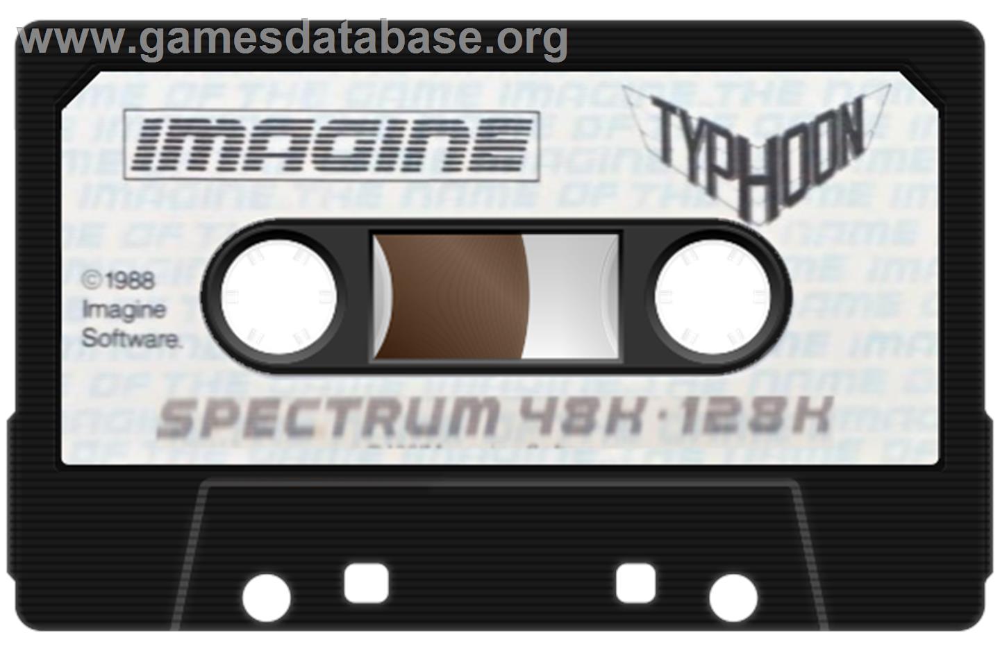 Typhoon - Sinclair ZX Spectrum - Artwork - Cartridge