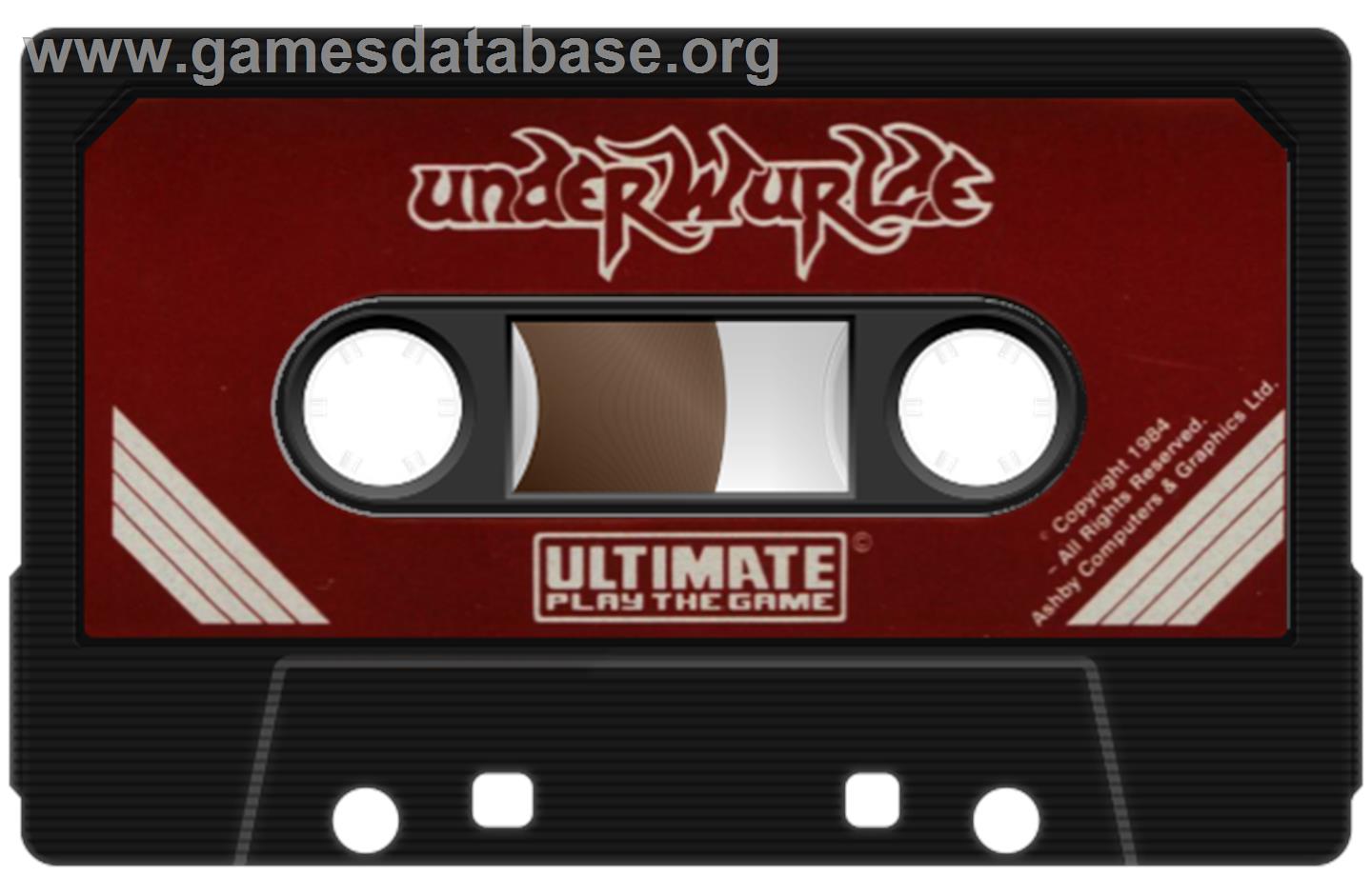 Underwurlde - Sinclair ZX Spectrum - Artwork - Cartridge